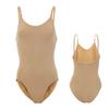 Merrytutu Body Skin Rhythmic Gymnastics Underwear Foundation, Beige, Tone, Ballet, Leotard, (XL (140-155cm), Beige)