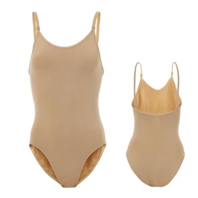 Merrytutu Body Skin Rhythmische Gymnastik Unterwäsche Foundation, Beige, Ton, Ballett, Trikot, (XL (140-155cm), beige)