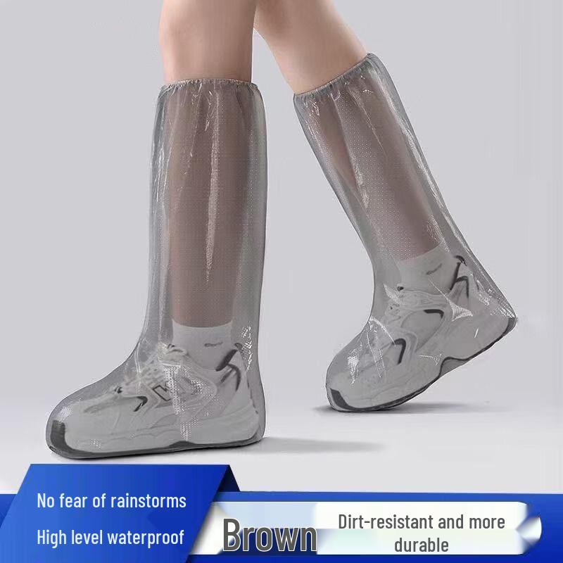 GELEITE Disposable Long Rain Shoe Covers