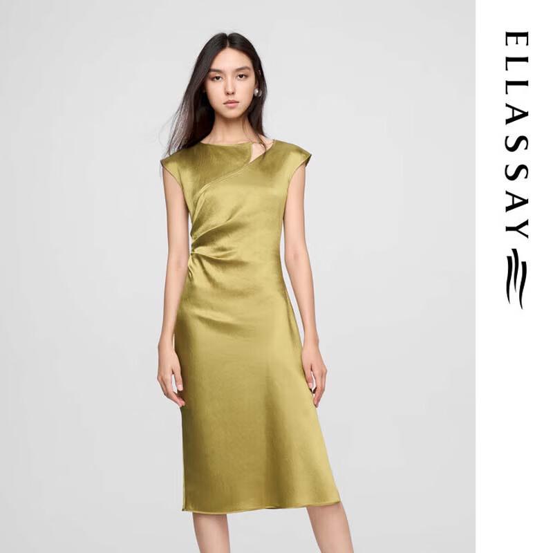 

ELLASSAY Women s Elegant Draped Triacetate A-Line Dress EWW362Y02900 M