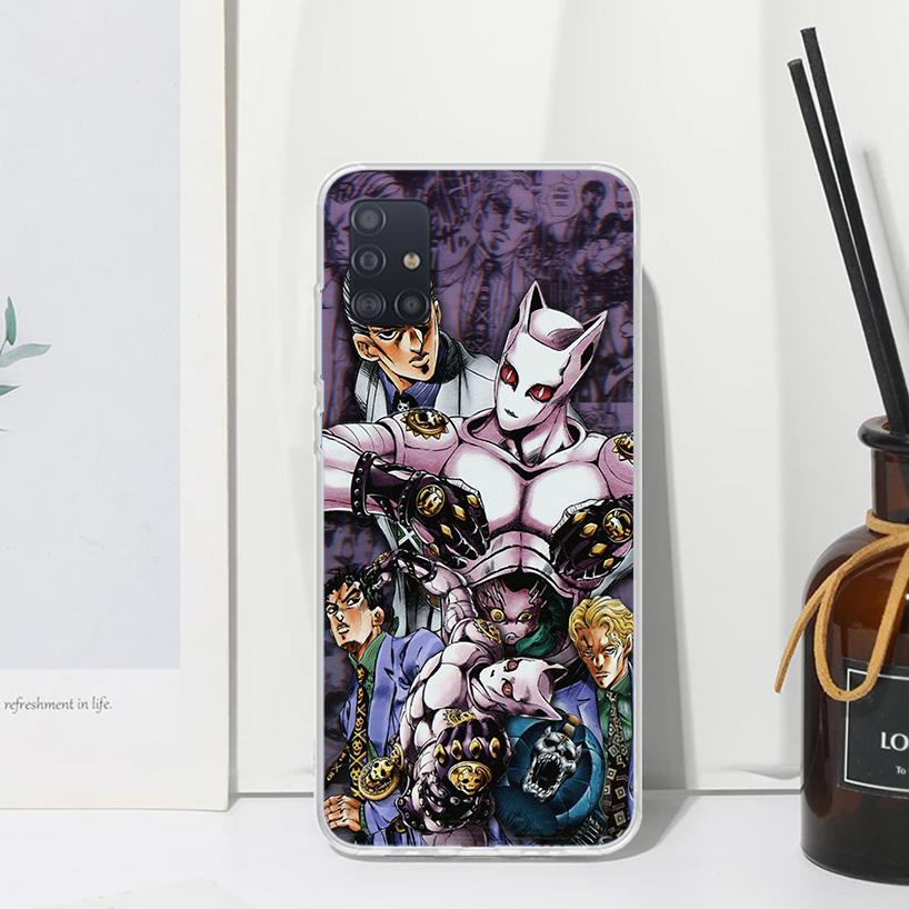 JoJo Adventure Killer Queen Phone Case For Samsung Galaxy A52 A42 A32 A22 A12 A02S A72 A51 A50S A41 A31 A21S A71 A40 A30S A20S A