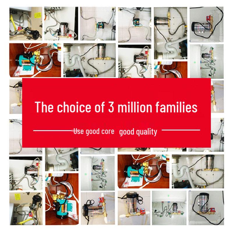 Edelstahl Automatische Druckerhöhungspumpe für Warm- & Kaltwasserhahn: 90/100/120/150W Ganzhaus-Rohrleitungsheizung.