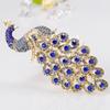 Extra Large Peacock Brooch with Colorful Crystal Rhinestones, Peacock Brooch Jewelry, Brooch Accessories, 1PCS Birthday Gift