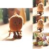 Adorable Cute Sandwich Plush Toy Keychain Hamburger Eggplant Doll Accessory