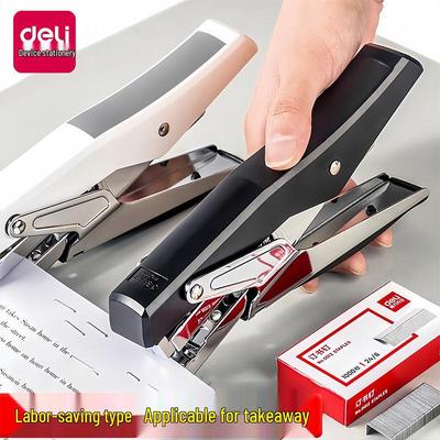 Deli Multifunctional Labor-Saving Handheld Stapler for Office and Takeaway Orders