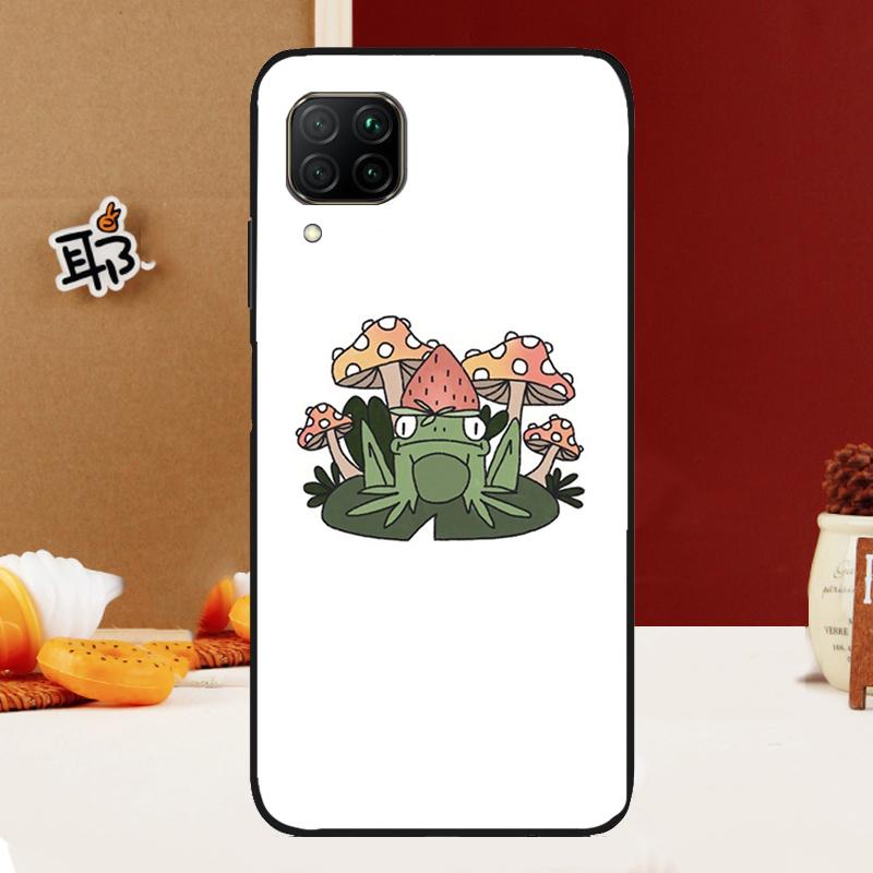 Mushroom Frog For Huawei Nova Y91 Y61 Y60 Y70 Y72 Y73 Y90 12i 11i 3i 7i 8i 9 10 SE P20 P40 P30 Lite Case
