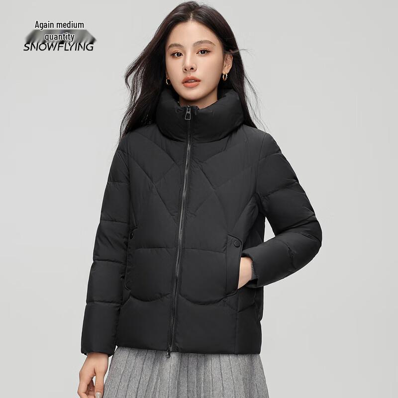 Women's Short Stand Collar Winter Down Jacket