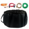 RV Water Hose Storage Bags Oxford Cloth Mobile Trailer Water Pipes Mesh Top Carrier Bag Foldable Garden Irrigation Organizer