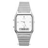 Vintage Liberty Analog Digital Silver Dial Quartz AQ-230ELT-7A Unisex Watch