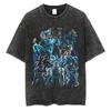 Anime Dragon Ball Goku Vintage Washed T Shirt Mens Women Cotton Tee Harajuku Streetwear Oversized Casual Summer ONeck Loose
