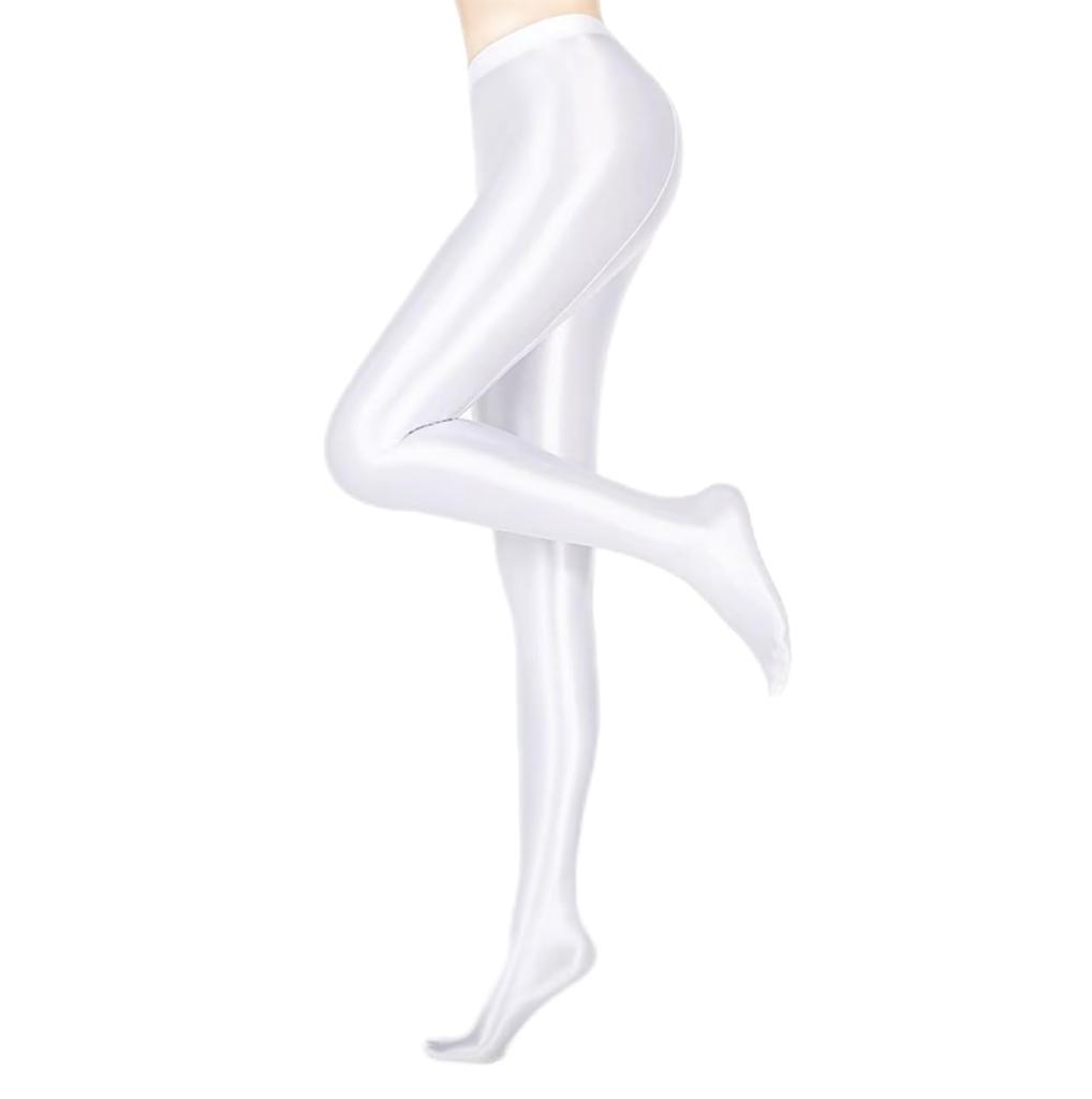 Shiny Panty Smooth Cosplay Dance Latin Beautiful Smooth Gymnastics White [LEOHEX] Stockings, Fabric, Cosplay, Tights, Dance, Legs, Pantyhose, Wear,