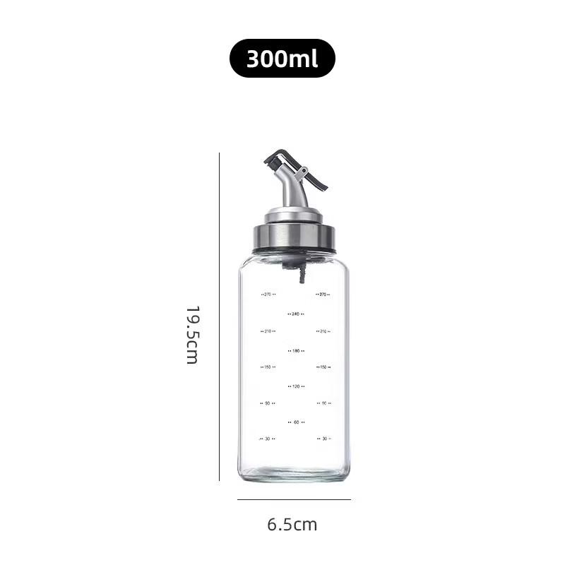 Oeny Lead-Free Glass Seasoning Bottle
