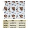 Soft Blanket Travel The Secret Life of Pets Dog Throw Blanket  Flannel Bedspread For Couch Chair Street Trend Sofa Bed Cover