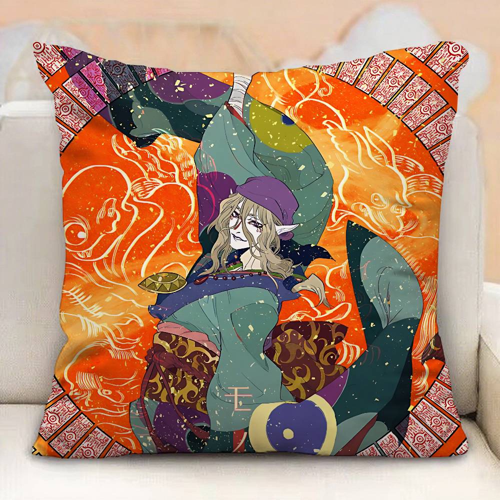 Mononoke Kusuriuri Pillow Case Pillowcases Home Decor Living Room Decor Cushion Covers