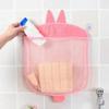 Aufbewahrungstasche für Badezimmerzubehör Cartoon Wandbehang Küchenaufbewahrungstaschen Gestricktes Netz Baby-Spielzeug Shampoo-Organizer Zubehör