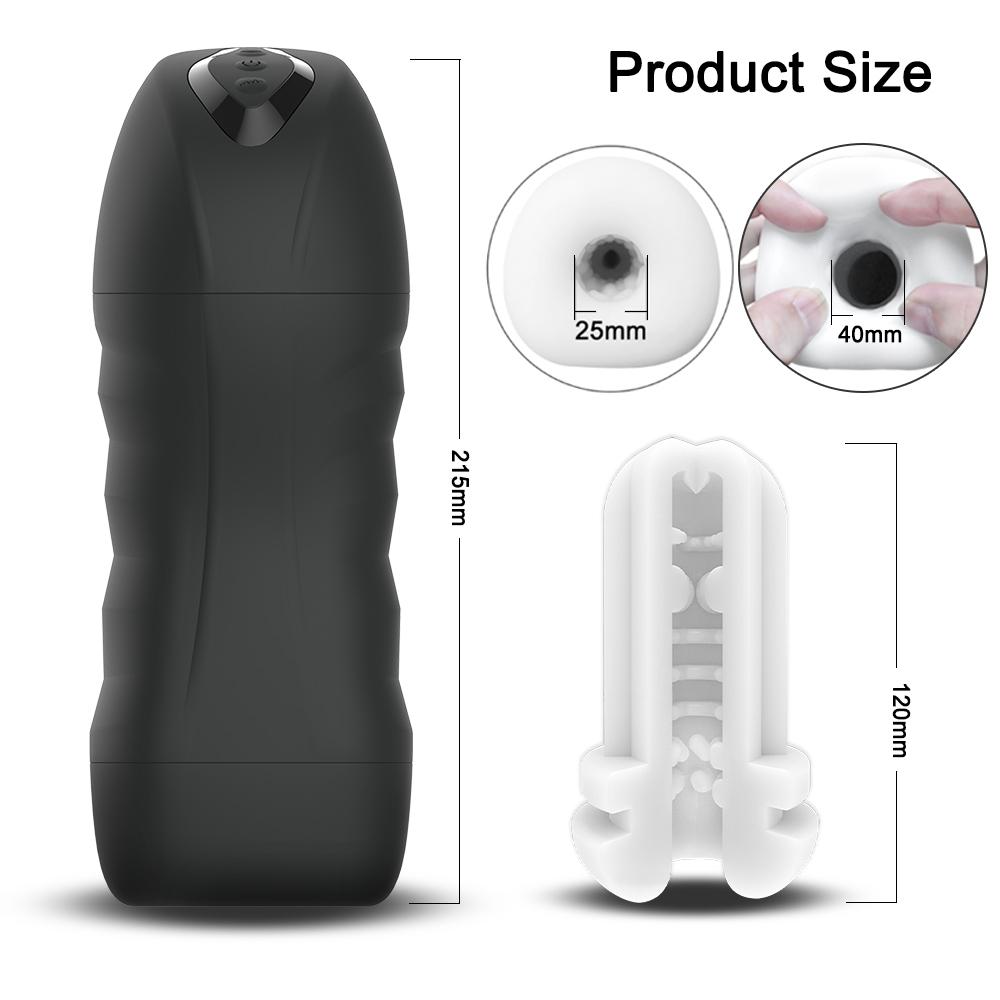 18+ Automatic Male Sucking Mastubator Vibration Blowjob Machine Masturbation Cup Sex Toys Adult Goods for Men Masturbate Supplies