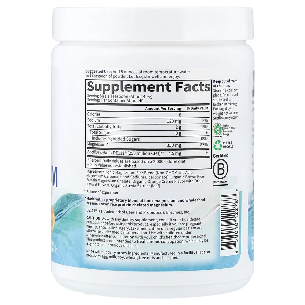 Garten des Lebens Dr. Magnesium in Formulierter Form, Orangen-Geschmack, 197,4 g (7oz)