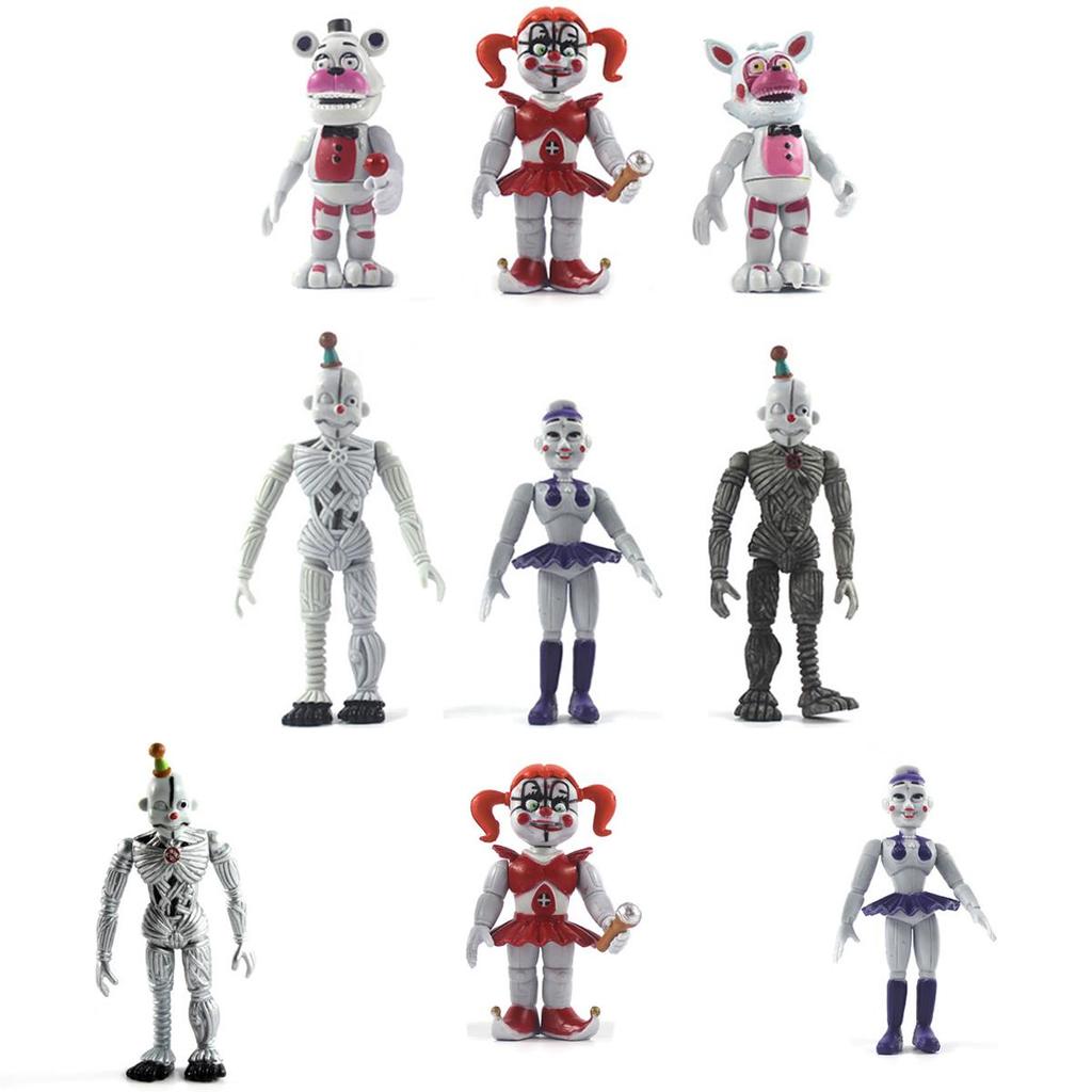 Captivating 6-piece Fnaf Five Nights At Freddy's Action Figures For Enthusiastic Fans