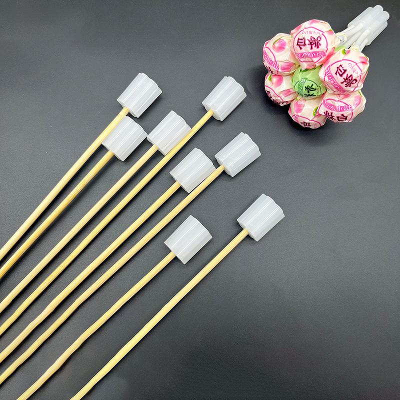 25 Stück Kunststoff-Lollipop-Bouquet-Basis, Lollipop-Halter für DIY-Blumensträuße, Blumenarrangement-Werkzeug, Süßigkeiten-Blumenherstellungswerkzeug