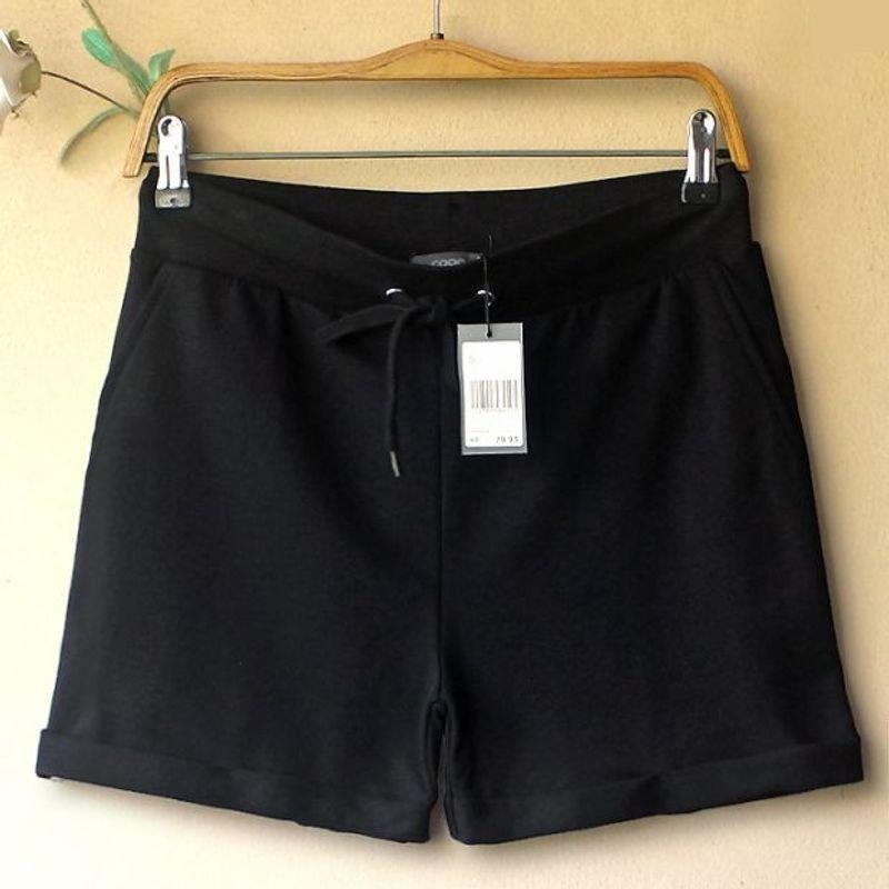 

Thin High Waist Women s Casual Straight-Leg Stretch Sports Shorts Black S (suitable for about 50.00 kg-57.50 kg))