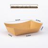 Disposable Kraft Paper Food Boat Tray