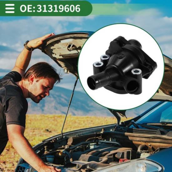 Engine Coolant Thermostat Housing Assembly for Volvo C70 2006-2013 No31319606