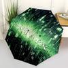 1pc Matrix Code Cyberpunk Future Umbrella with Plastic Handle,Suitable for All Seasons Travel Outdoor Multi-functional UmbrellaDCS180