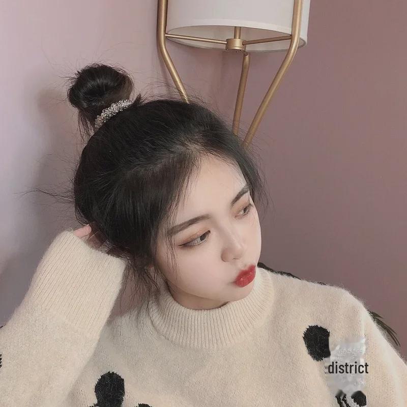 Korean Crystal Hair Ring & Headband - Versatile and Stylish Hair Accessory for Women