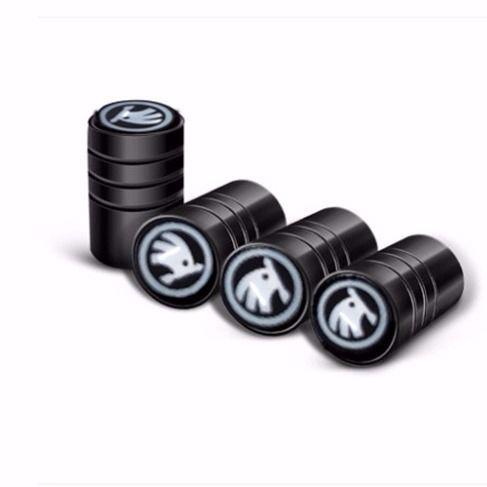 

4Pcs Car Accessories Car Tire Valve Cover Wheel Protection Dust Caps For Skoda VRS VII Octavia A2 A5 2 Superb Kodiaq Rapid Fabia