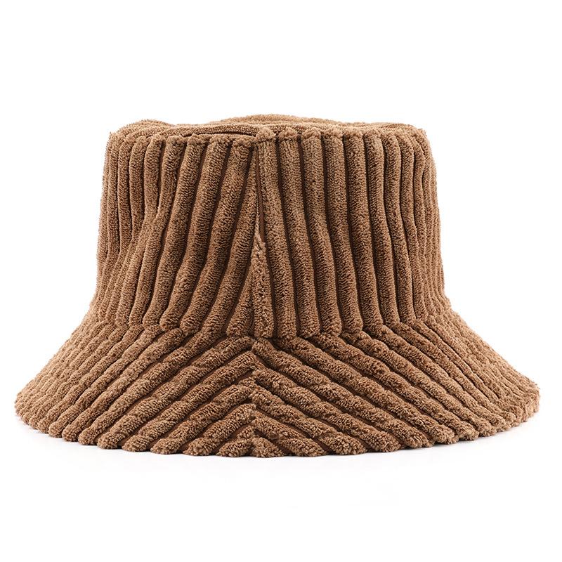 Corduroy Bucket Hat Spring Solid Color Women Men Fisherman Hats Hip Hip Cap Foldable Bob Cheapu Panama Fishing Cap Gorras