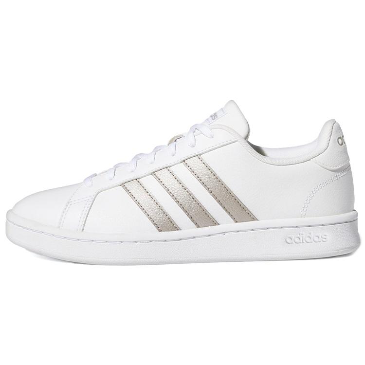 (WMNS) adidas Grand Court Platinum Metallic Women s F36485 EU 36
