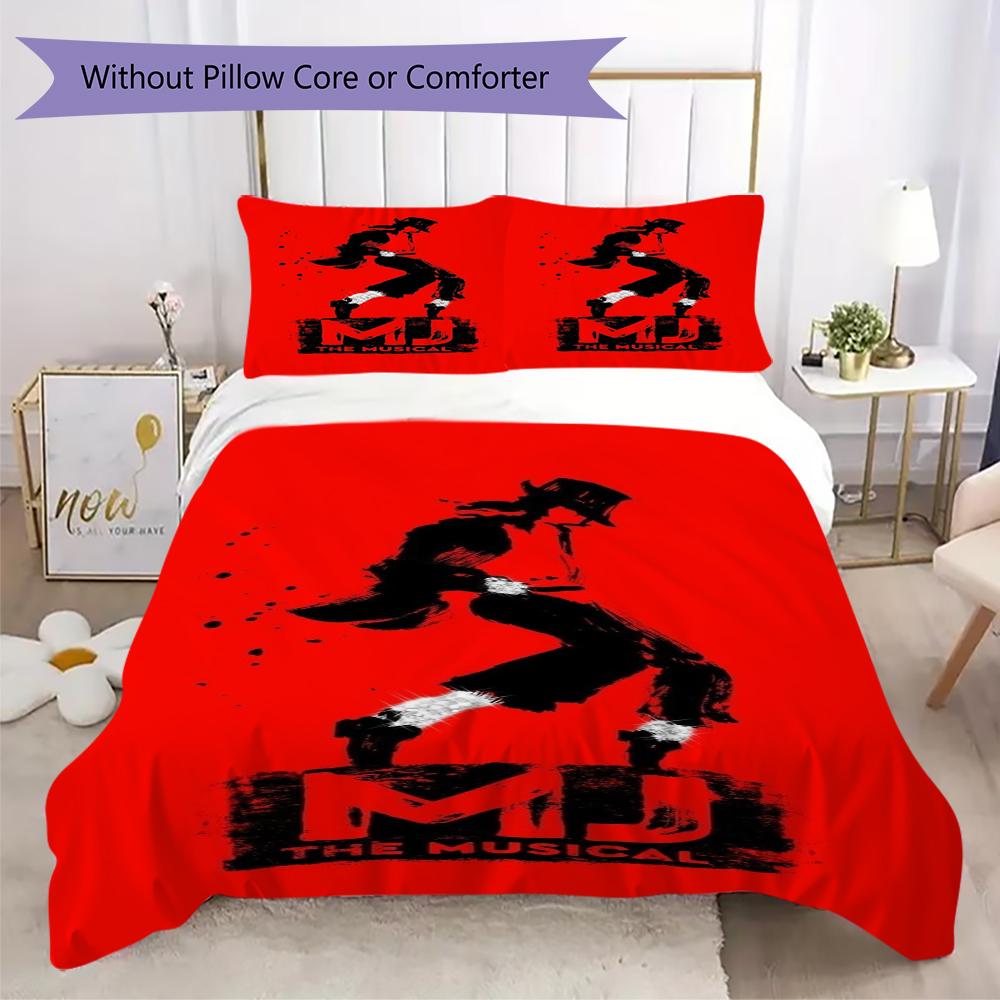Michael Jackson Iconic Military Stage Outfit Threepiece Set Without Core 1 Duvet Cover 2 Pillowcase Without Core Bedding Set