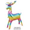 3D Golden Reindeer Aluminum Foil Balloon - Christmas Party Decoration