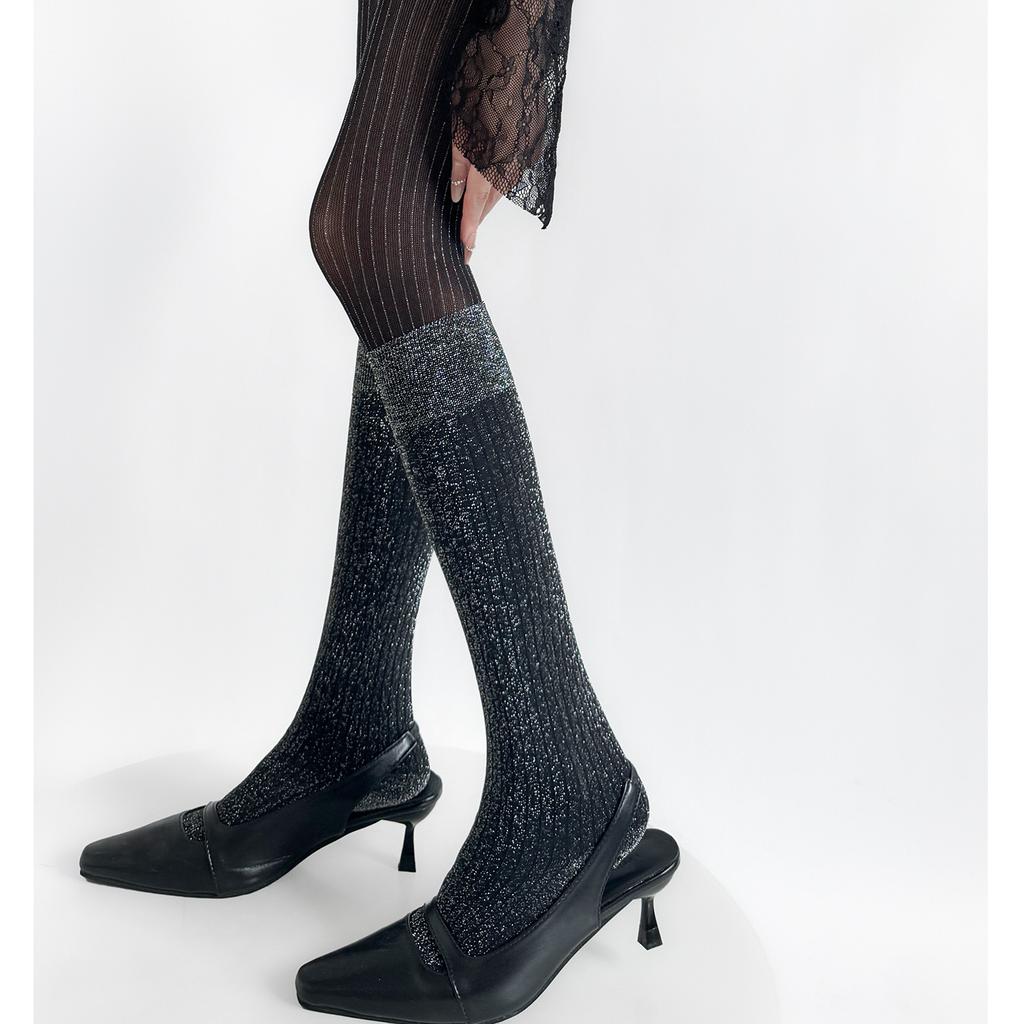 Bling Dame Strømpebukser Sexy Undertøy Skinnende Lårhøye Strømper Dame Strømpebukser Kvinne Strømpevarer Nattfest Strømpebukser Body Strømper