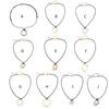 Pendant Chokers Chain Necklace Irregular Shaped Pendant Necklace Alloy Material Party Jewelry for Girls Women Gifts