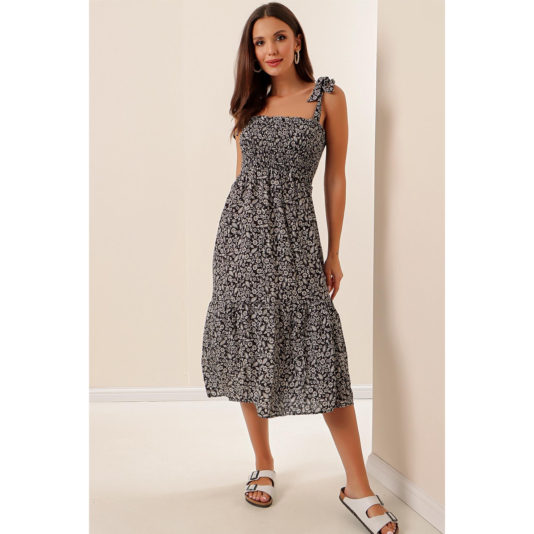 

Платье из вискозы с шалевым узором