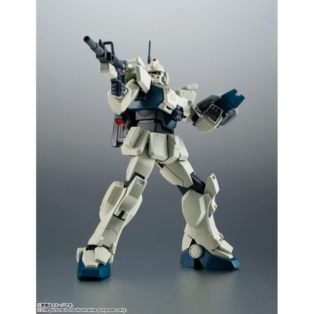 Bandai ROBOT SPIRITS Mobile Suit Gundam Plutonul 08 MS SIDE MS RX-79(G)Ez-8 Gundam Ez-8 ver. ANIME. Aproximativ. 125 mm mobil vopsit în ABS și PVC