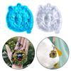 Cute Bear Head Keychain Mold Unique Key Chains Bag Pendant Resin Casting Mould DIY Silicone Molds for Craft Lovers