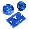 For Yamaha MT09 Mt 09 07 2014- MT07 -2023 Accessories Motorcycle Front and Rear Brake Tank Cap + Engine Oil Filler Cap