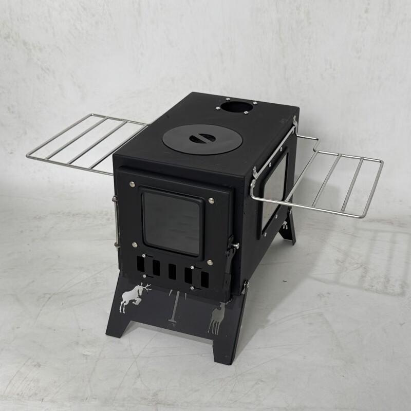 OEING Outdoor Camping Wood Stove & Grill 320x200x205