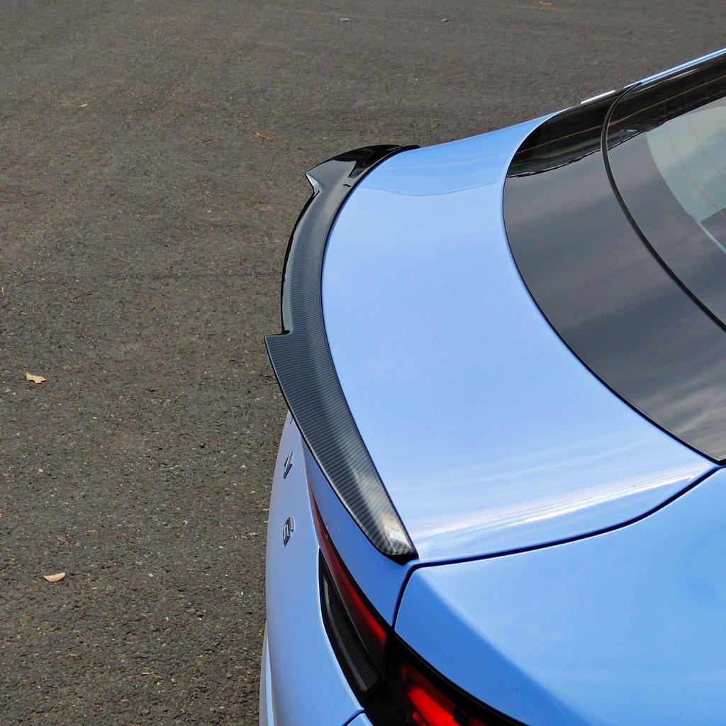 Xpeng P5 Front Lip, Rear Spoiler, Wind Deflector, Bumper Kit, and Corner Guards.