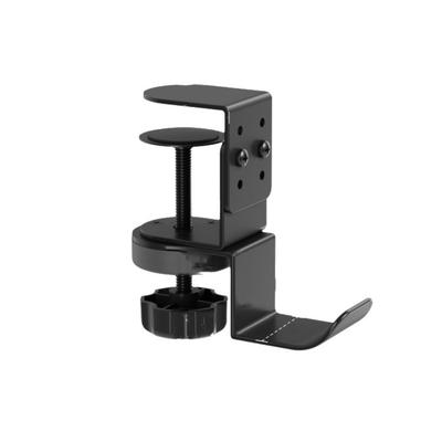 Carbon Steel Desk Edge Bag Hook Removable Adjustable Desk Headset Hanger Rotatable Punch-free Hanging Handbag Holder Office Desk