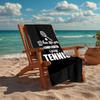 Ultra Soft Beach Towel with tennis Theme,Ideal for Pool,Camping, Diving,Perfect Travel Essential, Vibrant Beach Towel.