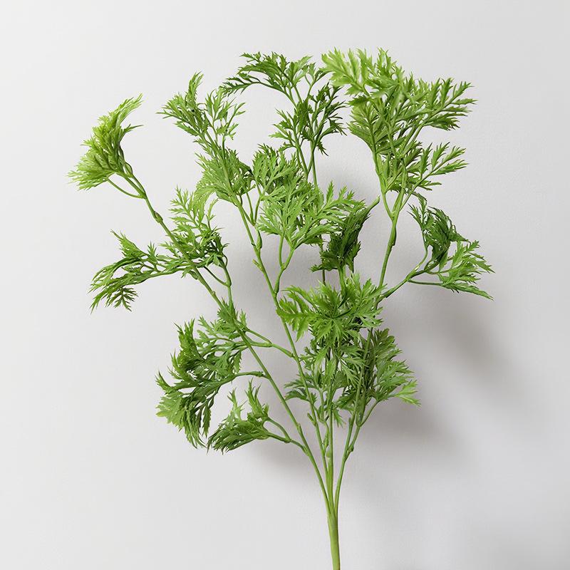 Realistic Fortune Tree Leaf Bunch - Artificial Green Plant Decoration for Indoor Landscaping and Photography Props