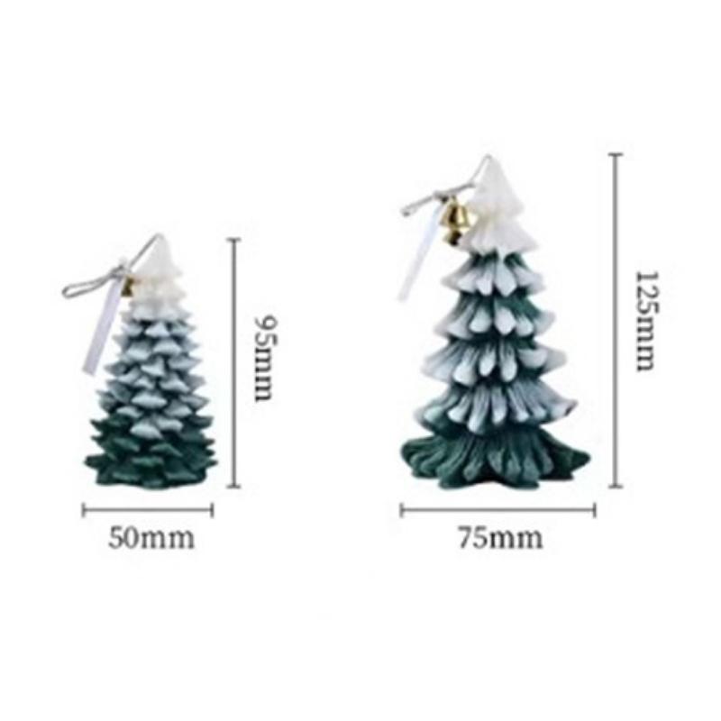 New Year Christmas Aromatherapy Candle Gift Christmas Tree Shaped Home Decoration Soy Wax Candles