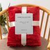 Solid Color Flannel Blanket - Cozy Air Conditioning or Office Nap Blanket