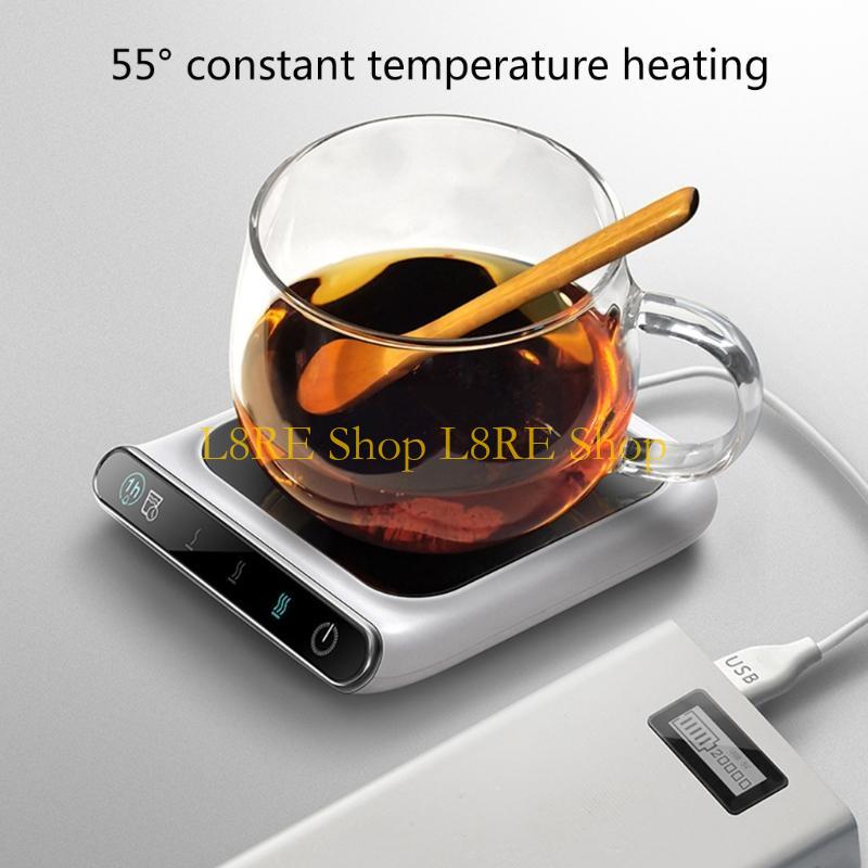 L8RE Mini USB Heating Portable Beverage Heater for Smart Reminder to Drink Wa