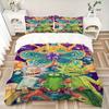 Rick and Morty: Trippy Adventure Bedding Set  Comforter Cover Gift for Bedroom,Includes 1 Cover and 2 Pillowcases, No InsertB321