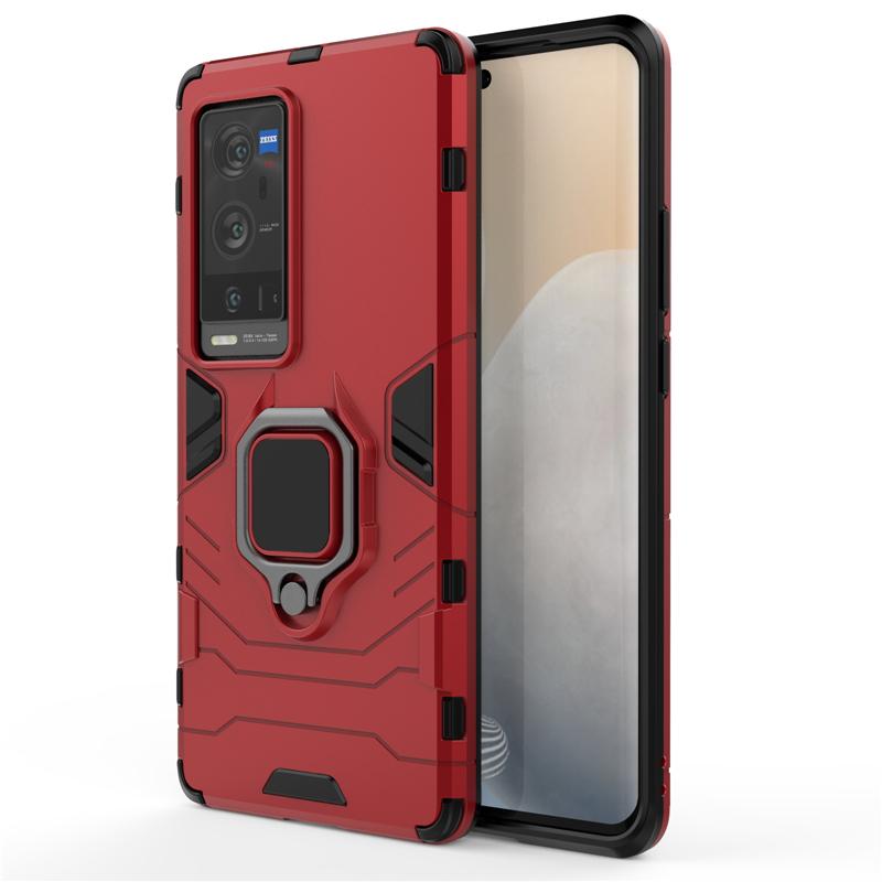 For Vivo X60 Pro Plus 5G Case Armor Magnetic Suction Stand Full Edge Cover For Vivo X60 Pro Plus Case For Vivo X60 X70 Pro+ 5G