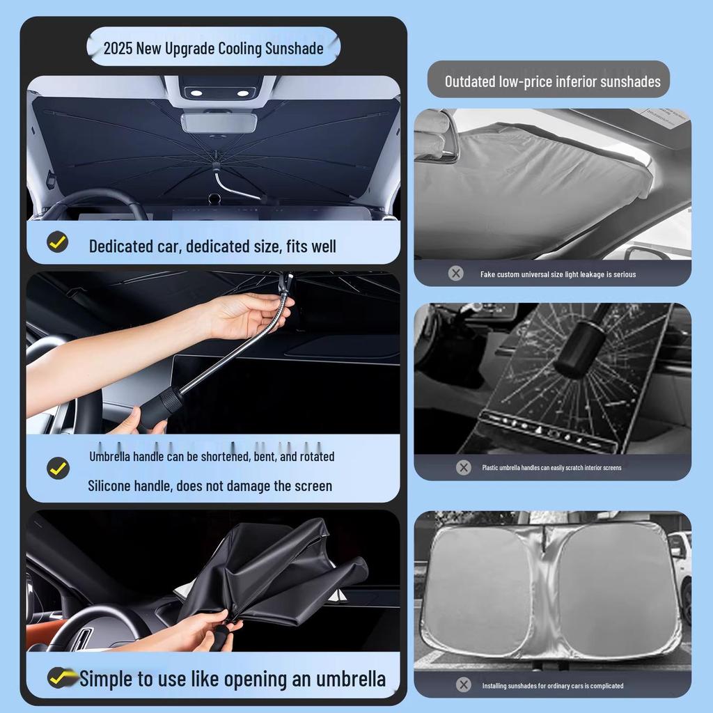 AITO M5-M9 Sunshade Windshield Car Cover - Privacy & Heat Insulation